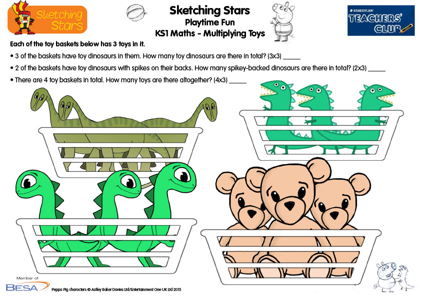 Sketching Stars 2015 Multiplying Toys Bonus Sheet