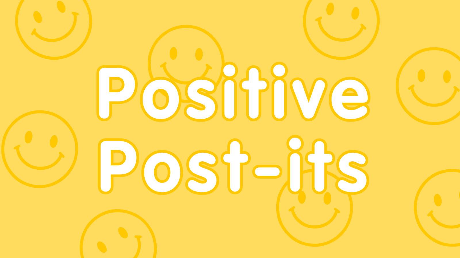 KS1-KS2 Positive Post-it Notes