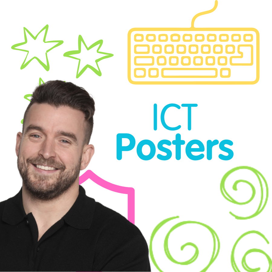 ICT Display Posters with Mr P ICT