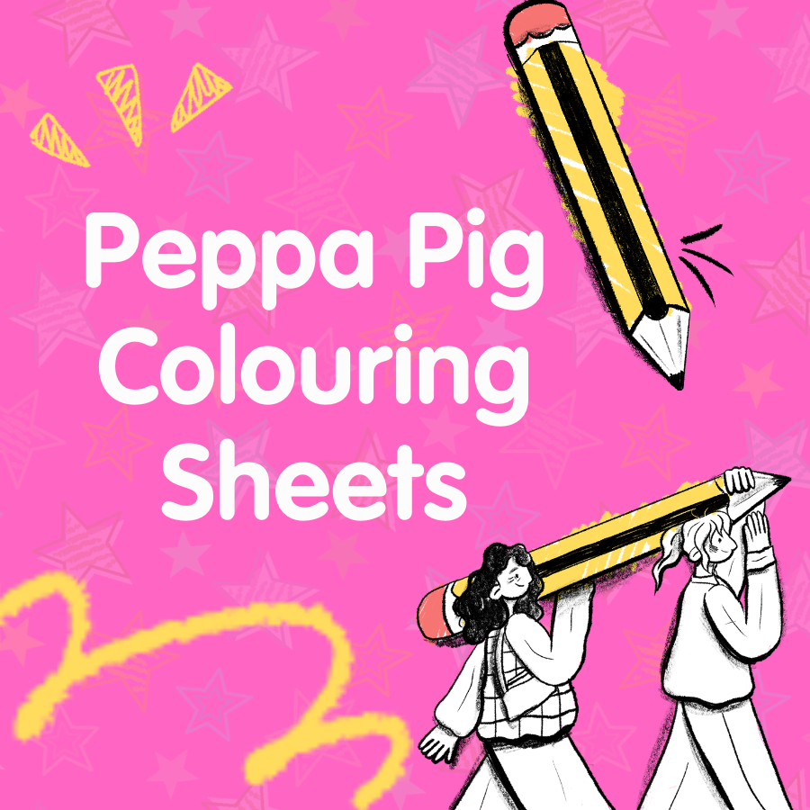 Peppa Pig Colouring Sheets