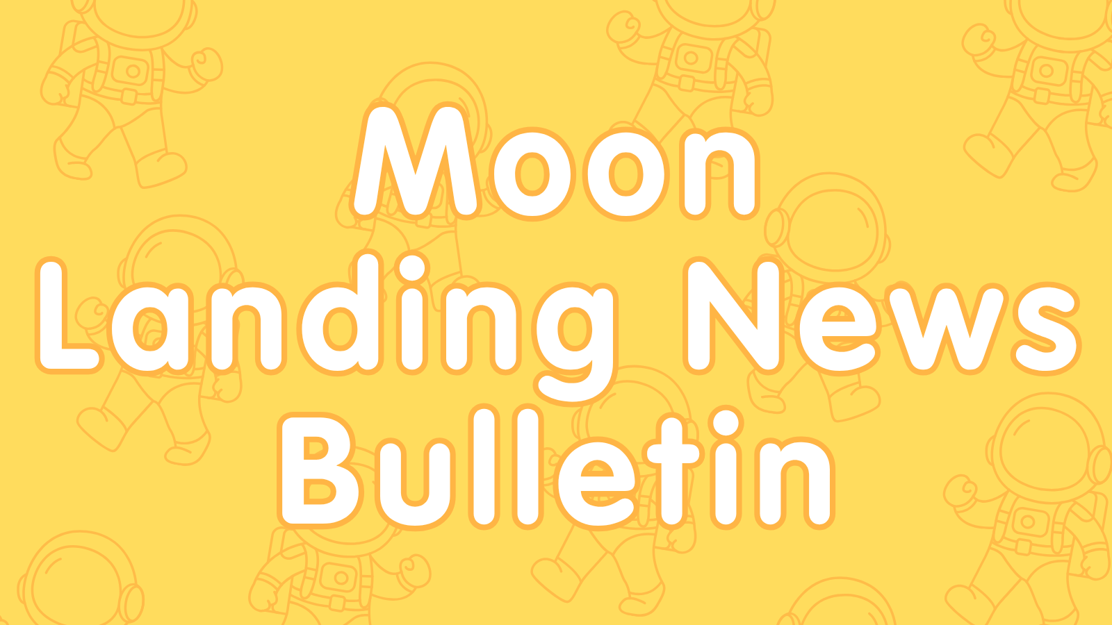 KS2 Moon Landing News Bulletin