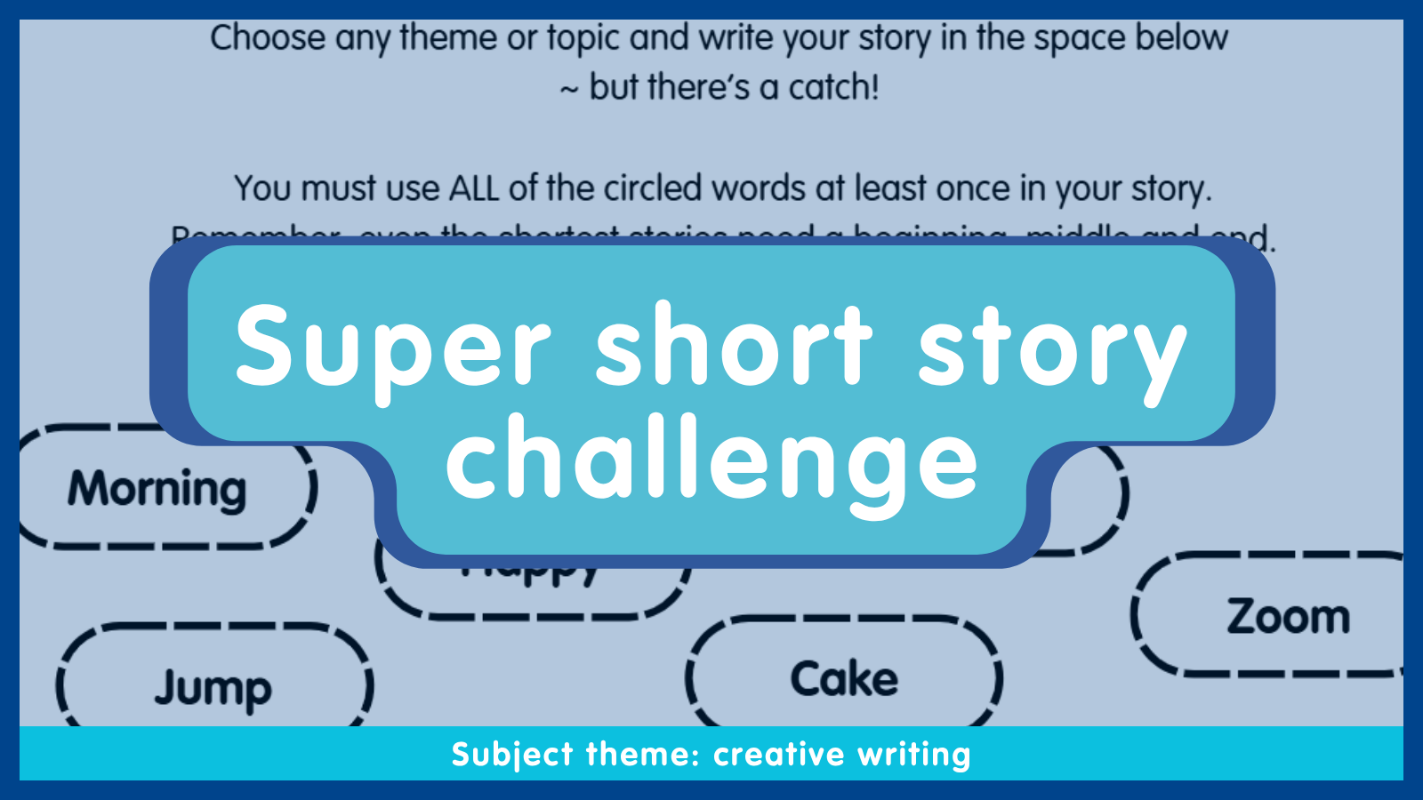 Super short story challenge